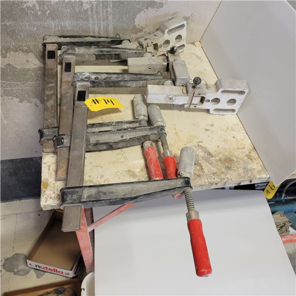 (Selling so much each x3) 3- Heavy duty Konig stone mitre clamps