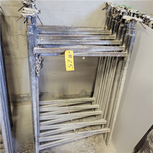 (So much each x 5) 5- approx. 41 in H adjustable metal scissor stands