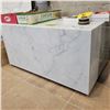 Image 2 : 22 in x 36 in x 19 in high Bianco Carrara Polished Marble Block ( Mitered Slab Construction )