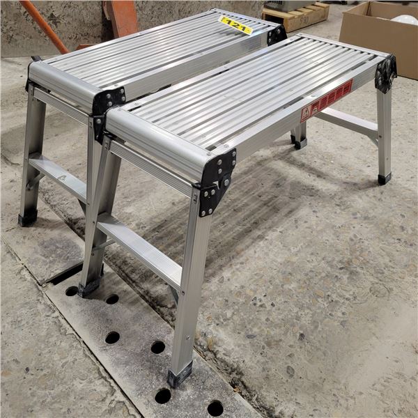 2- Folding saw horses