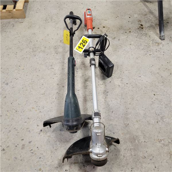 2- Weed eaters, 12 volt & elec. (working order)