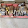 Image 1 : Various staplers, clamps, emery cloth, bearing puller
