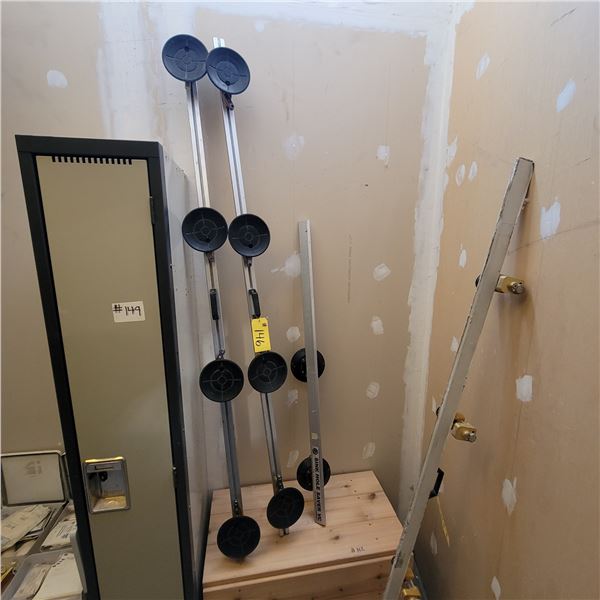 2- 6 ft Alum. Reinforcing countertop installation supports