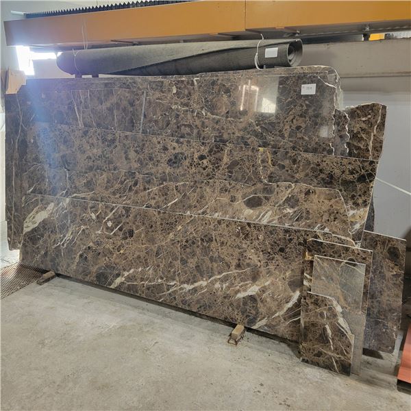 (So much each x 8) 8- Emperador brown marble, 3/4 in x 93 in x 56 in