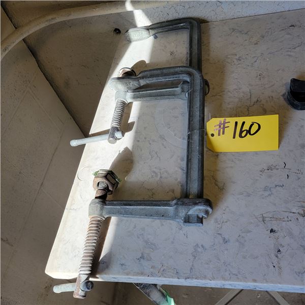 2- Heavy duty adjustable bar clamps