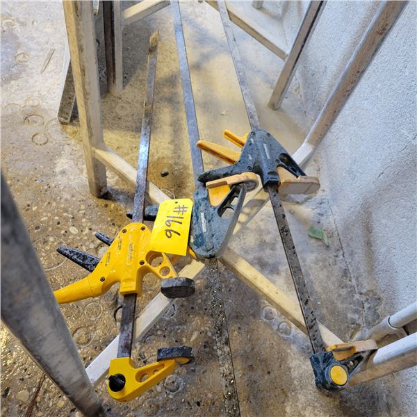 3- 3 ft Adjustable quick clamps
