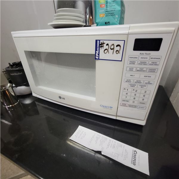 LG microwave, working order