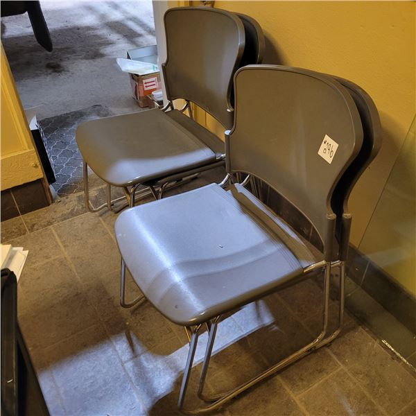 4- Stackable chairs