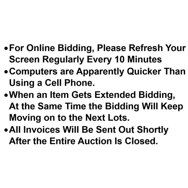 IMPORTANT NOTE: Refresh Your Screen