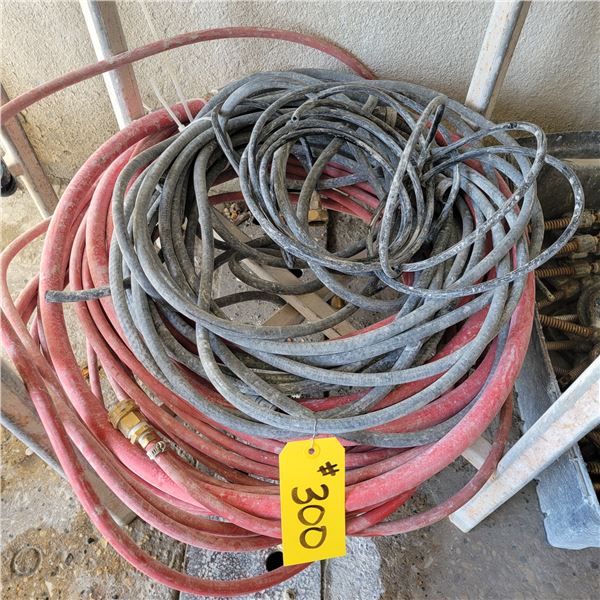 Qty of various rubber hosing