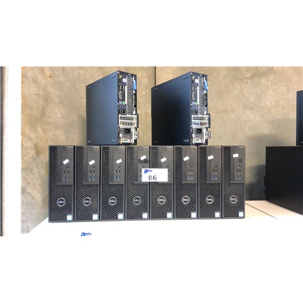 10- DELL I7 DESKTOP COMPUTERS (NO HDD)