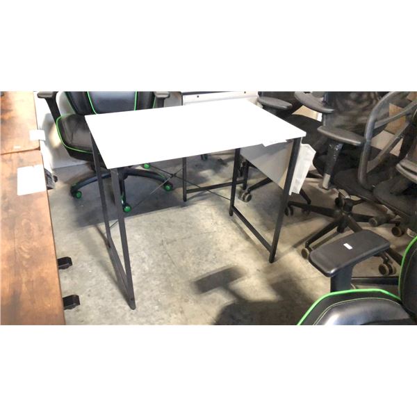WHITE 30  X 20  COMPUTER TABLE