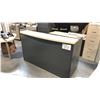Image 1 : MAPLE/GREY 72" X 36" RECEPTION DESK