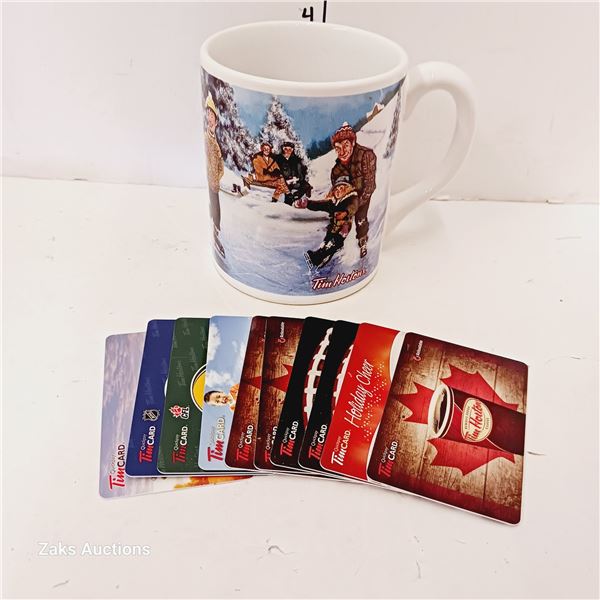 #3 Skating Pond Tim Hortons Mug & Collecitble Gift Cards
