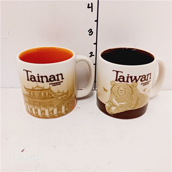 2012 & 2013 Starbucks Tainan | Taiwan Espresso Mugs