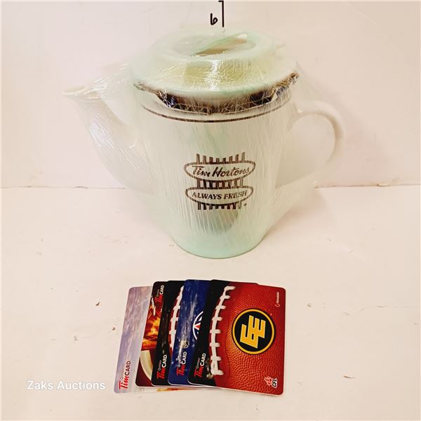 Tim Hortons Teapot for 1 & Collectible Gift Cards