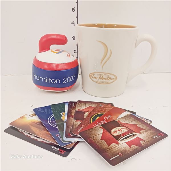 # 006 Limited Edition Tim Hortons Mug & Collectible Gift Cards & Stuffie