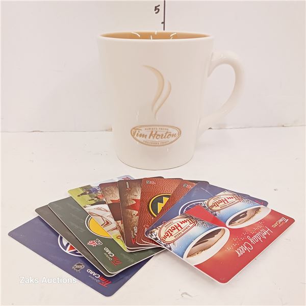# 006 Limited Edition Tim Hortons Mug & Collectible Gift Cards