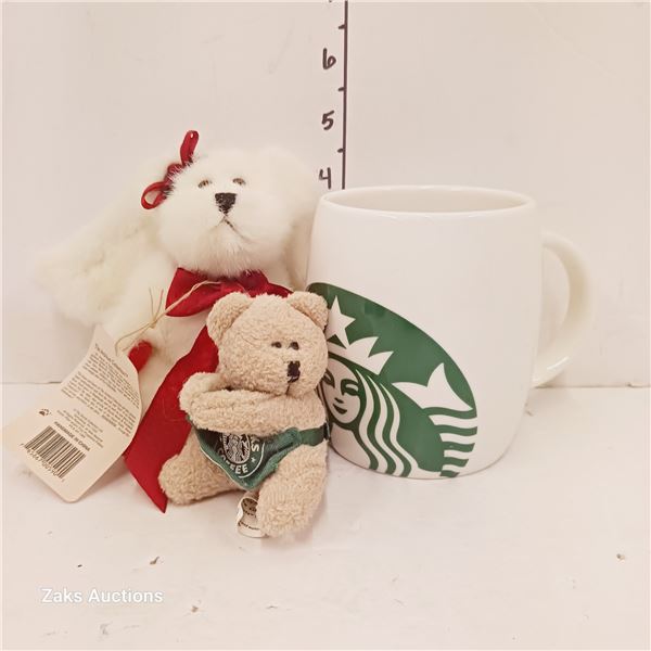 2010 Starbucks Mug & Stuffies