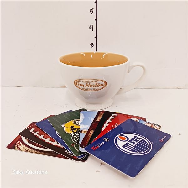 Tim Hortons Tea Cup & Collectible Gifts Cards