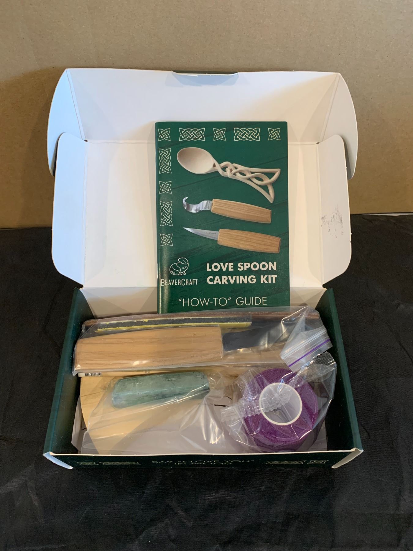 Beaver Craft Love Spoon Carving Kit