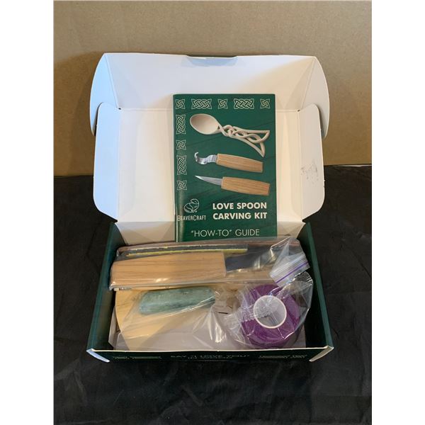 Beaver Craft Love Spoon Carving Kit