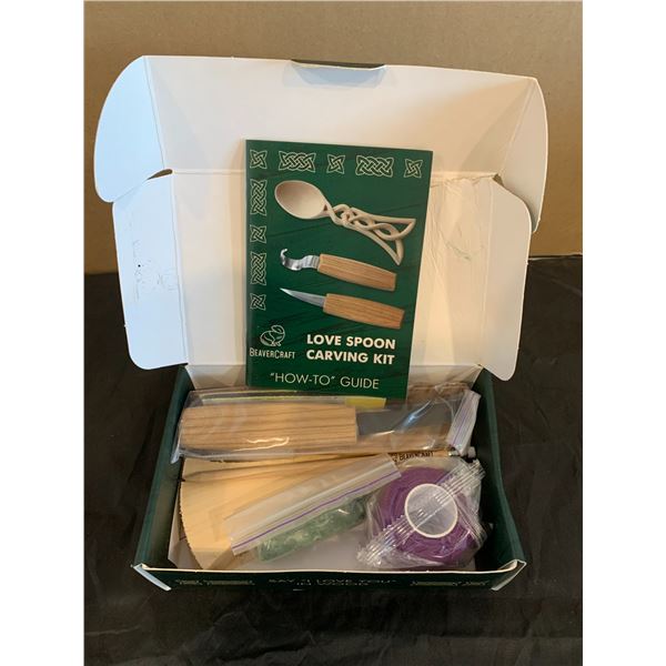 Beaver Craft Love Spoon Carving Kit