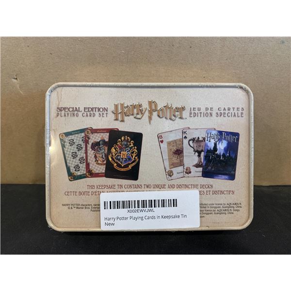Harry Potter Special Edition Playing Cards in Keepsake Tin