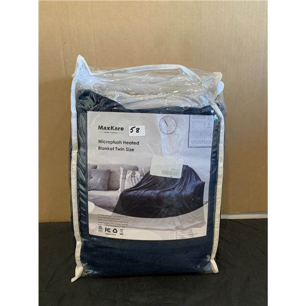MaxKare Microplush Heated Blanket - Twin Size