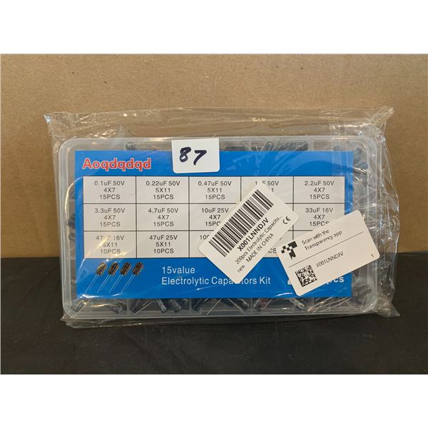 200 PC Electrolytic Capacitors - Assorted