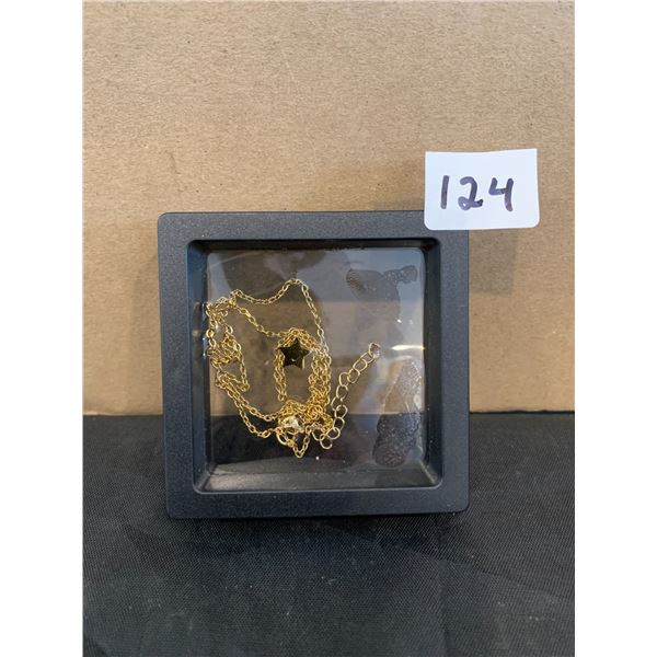 Gold Star Necklace Costume Jewelry