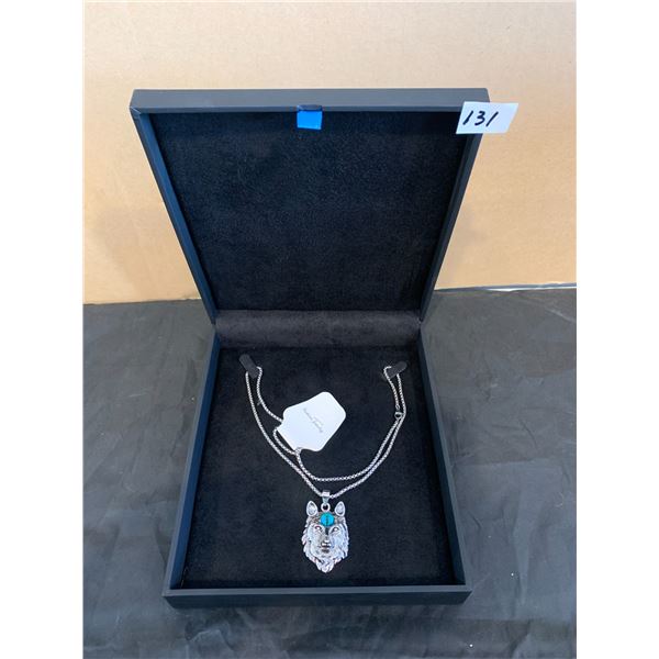 Mens Viking Wolf Necklace