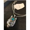 Image 2 : Mens Viking Wolf Necklace