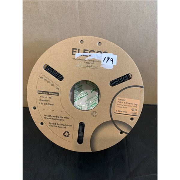 Black 3D Printer Filament