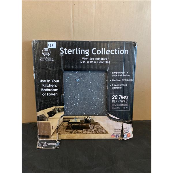 Sterling Collection Vinyl Self Adhesive 12 x 12 Floor Tile 20 Tiles