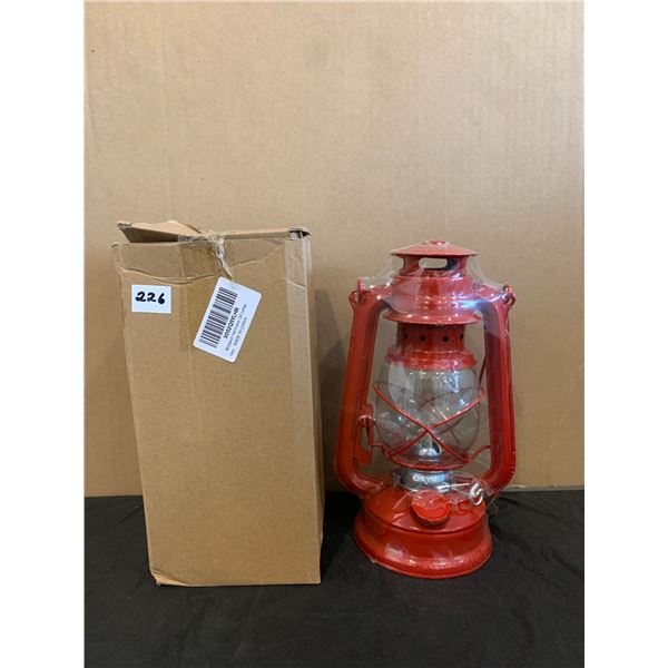 Red Blizzard - Hurricane Oil Lamp