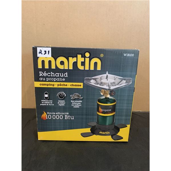 Martin Propane Burner Camp Stove