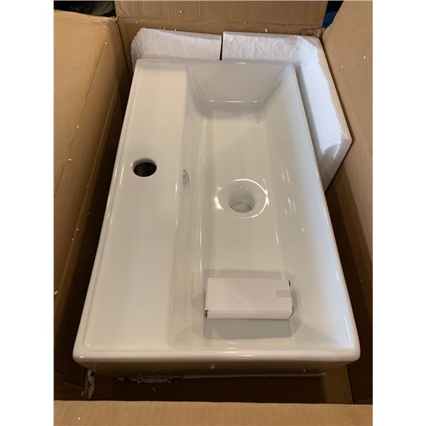 22 x 12.5 Sink Basin With Drain