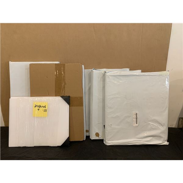 Lot of 6 Assorted Acrylic Cases