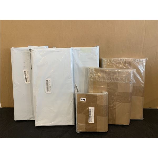 Lot of Six Assorted Acrylic Cases