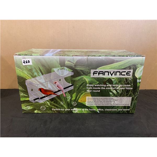 Acrylic Window Hanging Bird Feeder