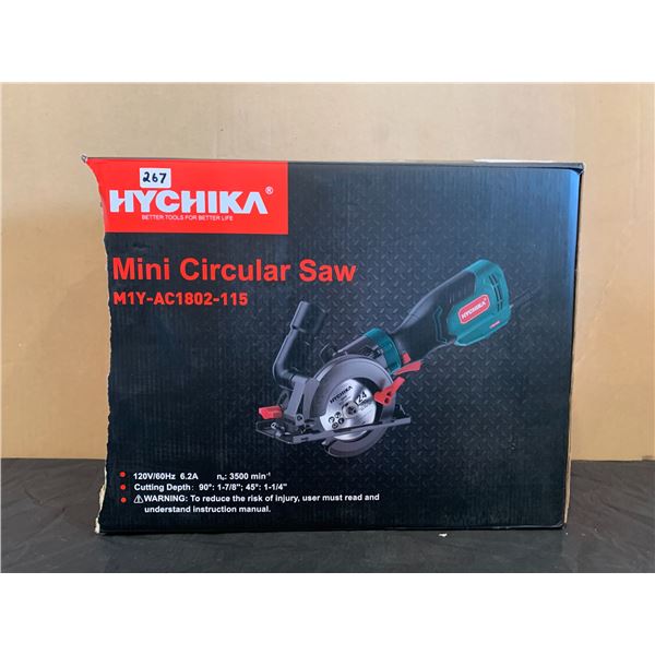 6.2a Mini Circular Saw With 3 Blades