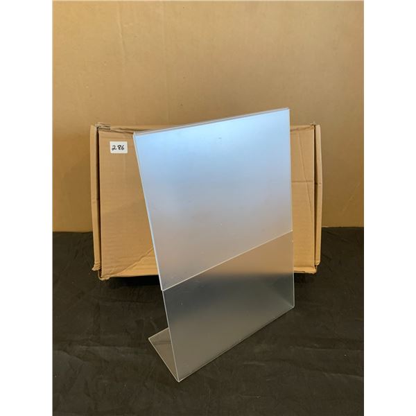 6 Pack Clear Acrylic Signs - Restaurant Table Top