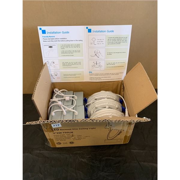 Ultra Thin LED 4 Inch Recessed Lighting With Junction Box