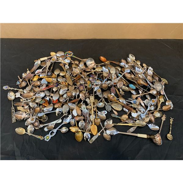 Large Lot Of Souvenir Spoons - Unknown Quantity