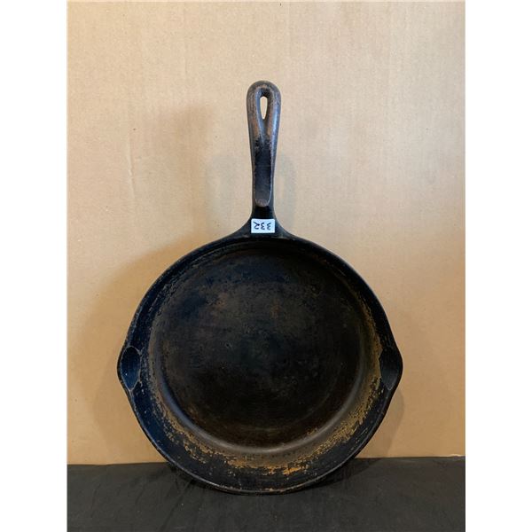 Wagners 1891 Original 10 3/4 Cast Iron Skillet W Instructions On Back