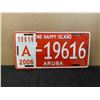 Image 1 : 2006 ARUBA License Plate