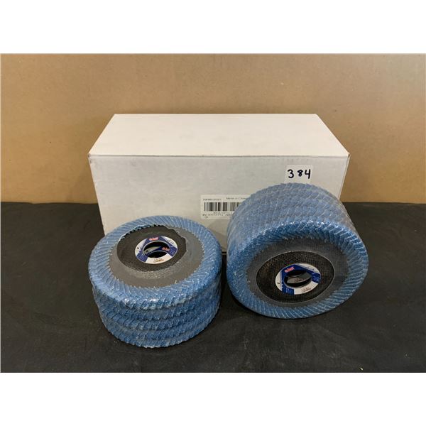 10 Pack Of Curved Flat Disks - 4.5 Inch For Grinder