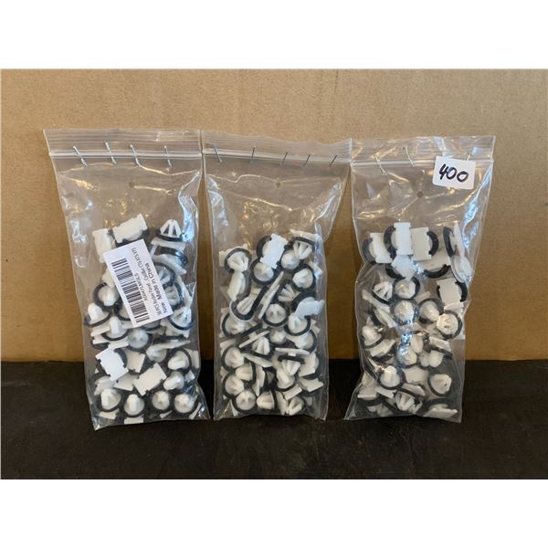 Lot Of 3 x 30 PCS (90 Total) Rocker Panel Moulding Clips