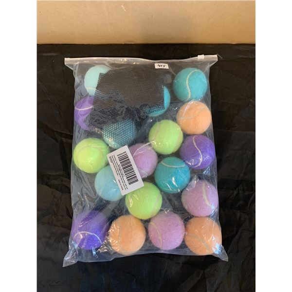 Tennis For Beginners Training Balls With Net Bag